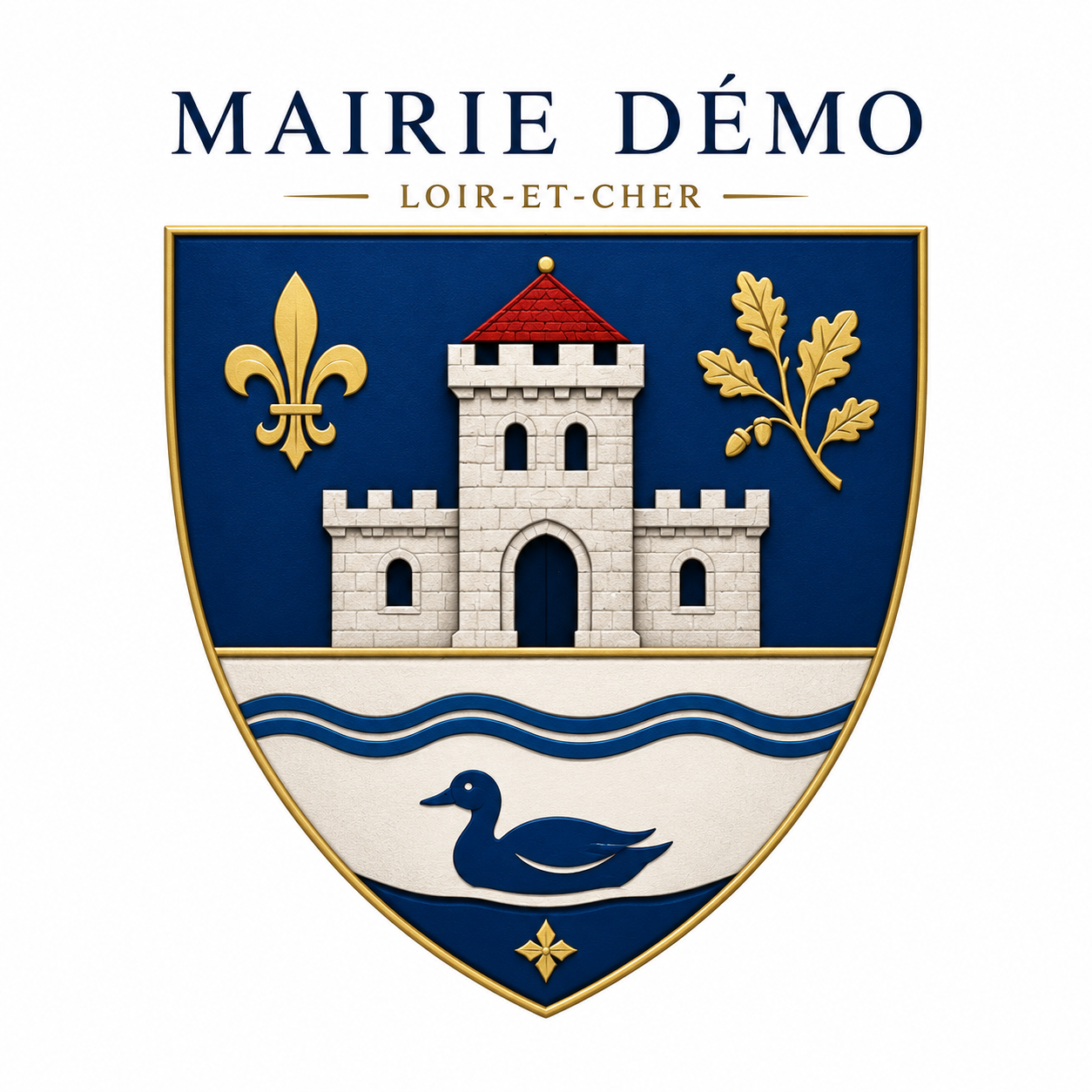 Blason de la commune de Démo